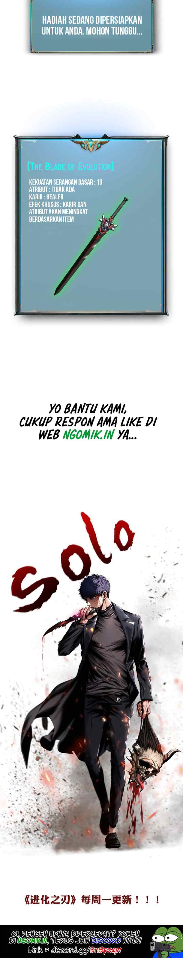 The Blade of Evolution - Walking Alone in the Dungeon chapter 4 halaman 16