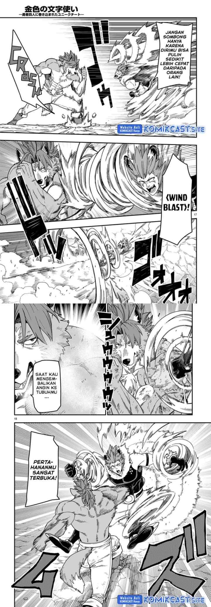 Konjiki no Moji Tsukai: Yuusha Yonin ni Makikomareta Unique Cheat chapter 88 halaman 9