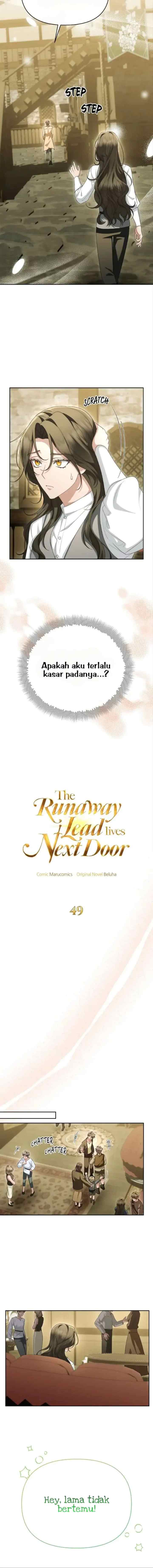 The Runaway Lead Lives Next Door chapter 49 halaman 4