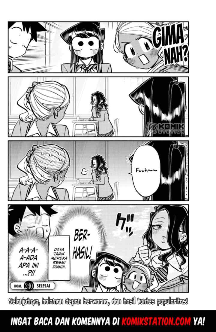 Komi-san wa Komyushou Desu chapter 240 halaman 19