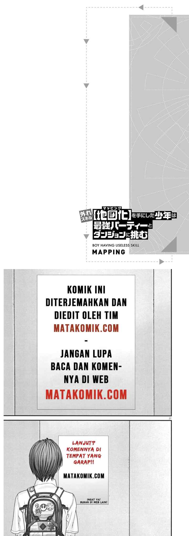 Hazure Skill [Mapping] wo Te ni Shita Shonen ha Saikyou Party to Dungeon ni Idomu chapter 1 halaman 19