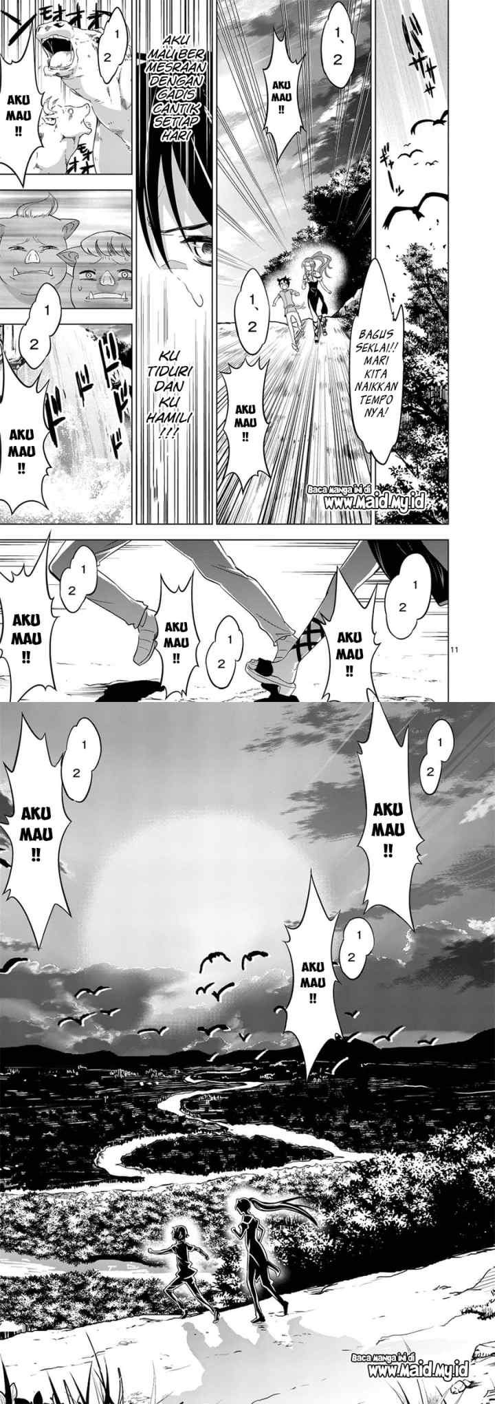 Shijou Saikyou Orc-san no Tanoshii Tanetsuke Harem Zukuri chapter 2 halaman 8