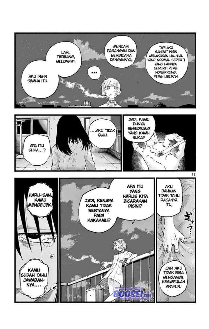 Yofukashi no Uta chapter 62 halaman 14