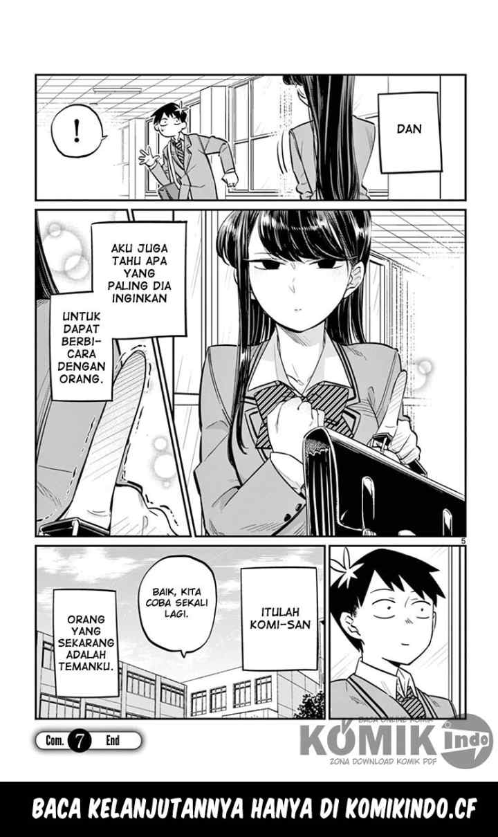 Komi-san wa Komyushou Desu chapter 7 halaman 6