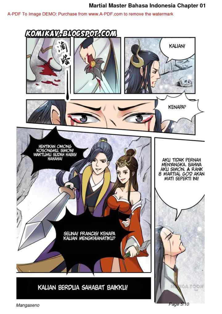 Martial Master chapter 1 halaman 5