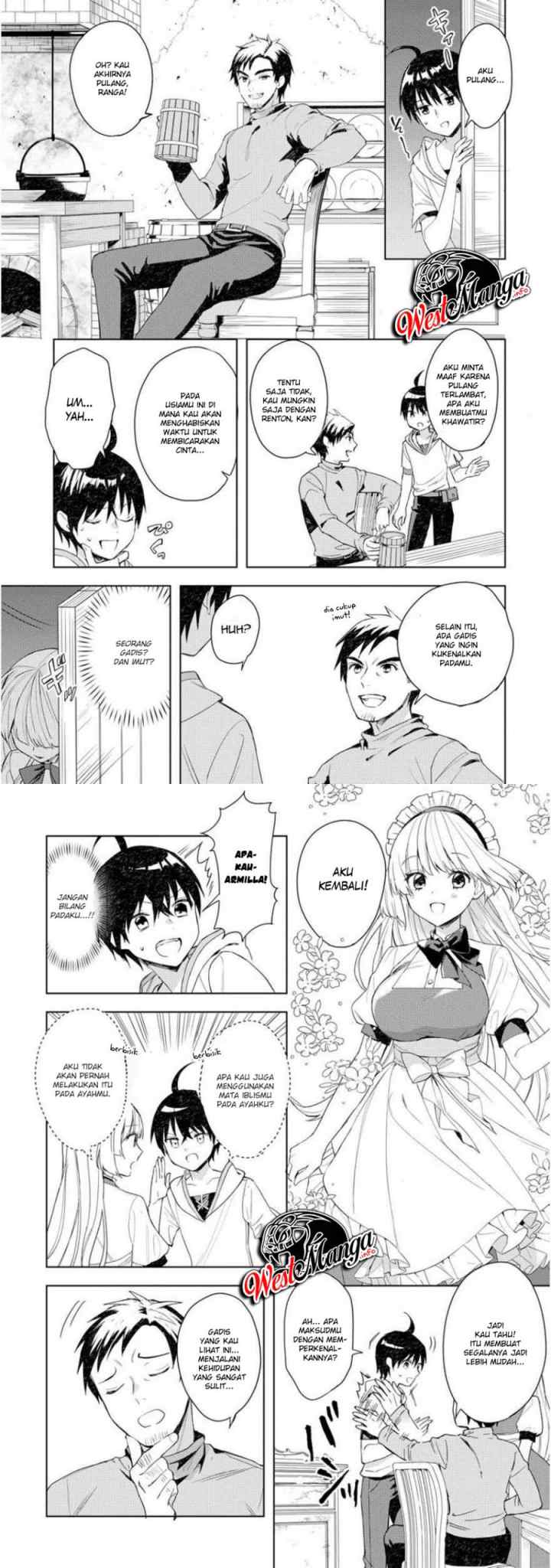 Shitennou Sai Jakudatta Ore. Tensei Shitanode Heionna Seikatsu wo Nozomu chapter 2 halaman 12