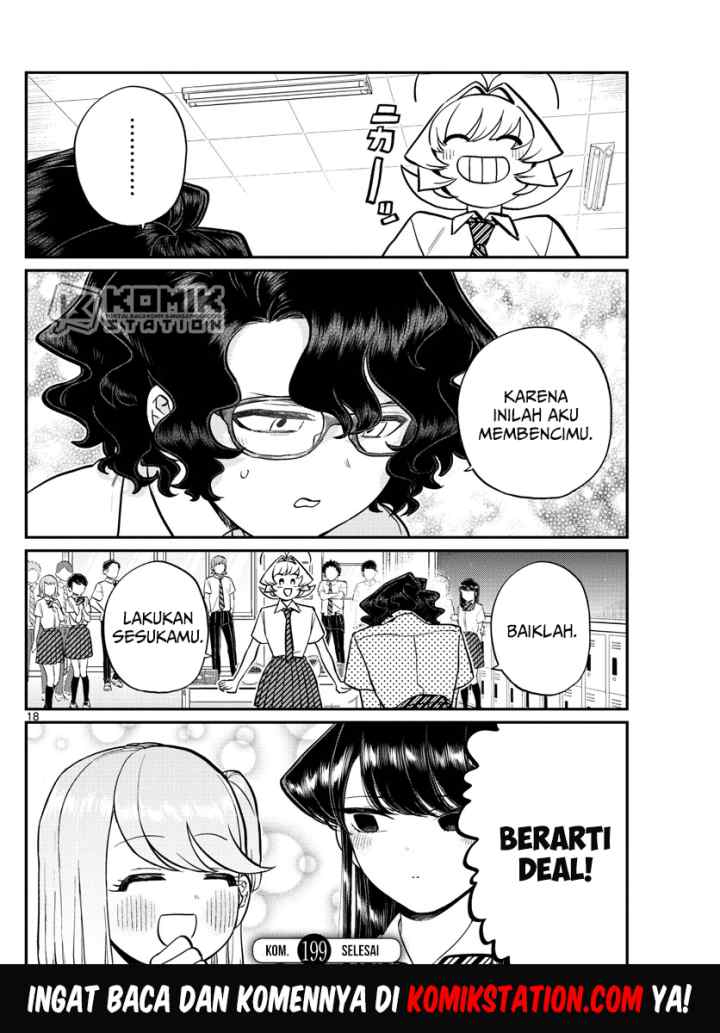 Komi-san wa Komyushou Desu chapter 199 halaman 19