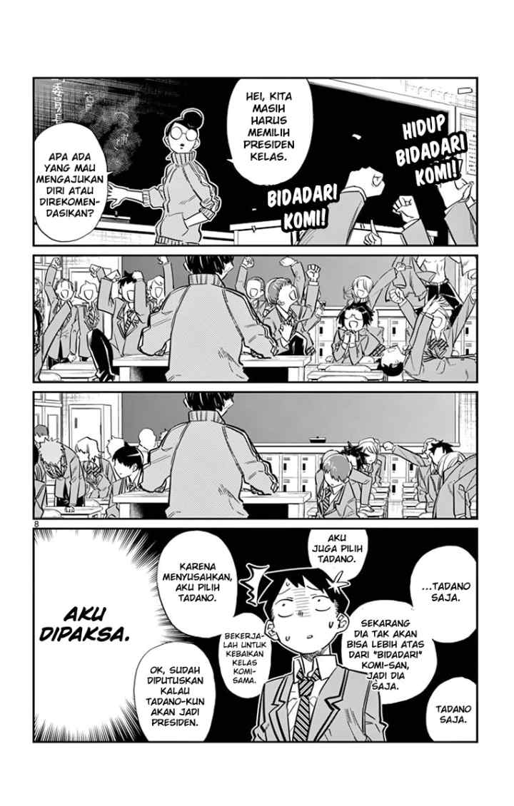 Komi-san wa Komyushou Desu chapter 17 halaman 8