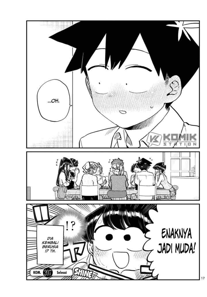 Komi-san wa Komyushou Desu chapter 207 halaman 18