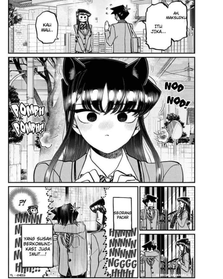 Komi-san wa Komyushou Desu chapter 314 halaman 18