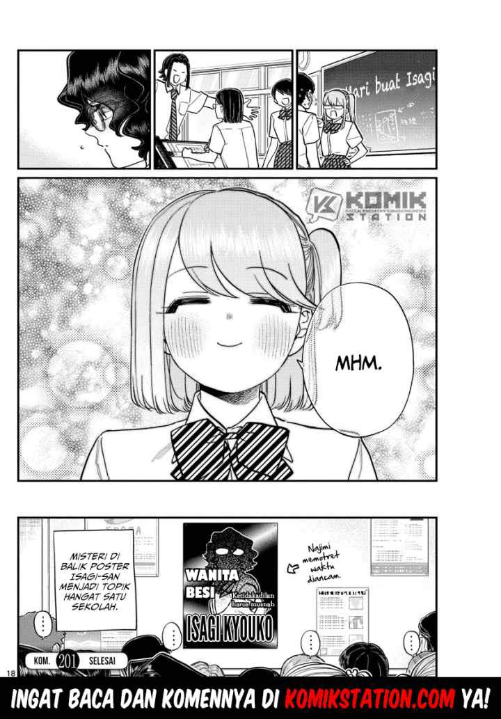 Komi-san wa Komyushou Desu chapter 201 halaman 19