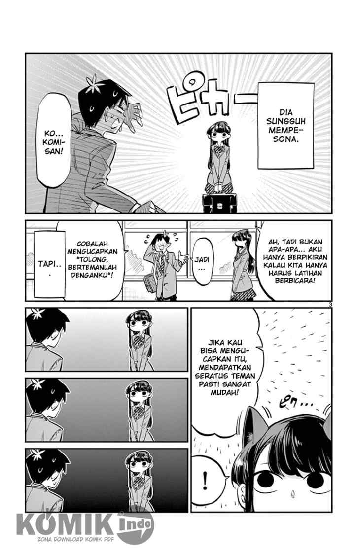 Komi-san wa Komyushou Desu chapter 7 halaman 4