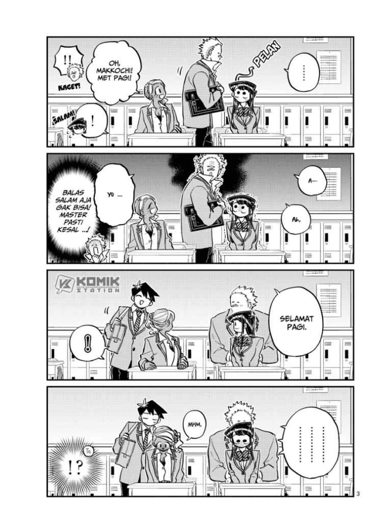 Komi-san wa Komyushou Desu chapter 240 halaman 4