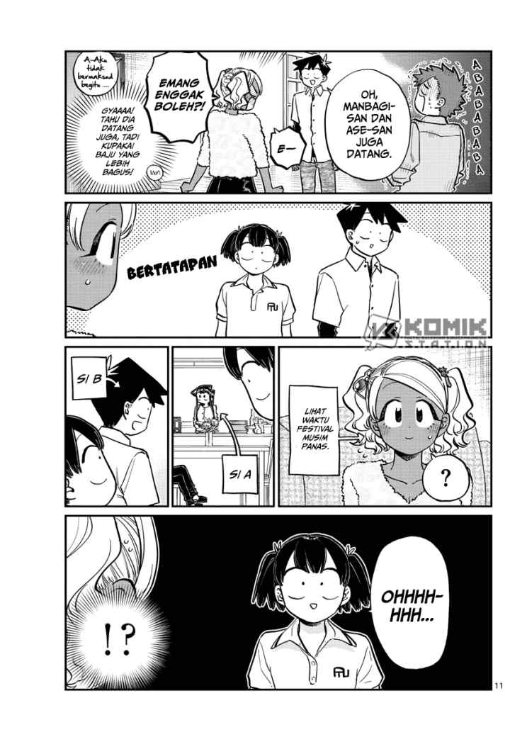 Komi-san wa Komyushou Desu chapter 207 halaman 12