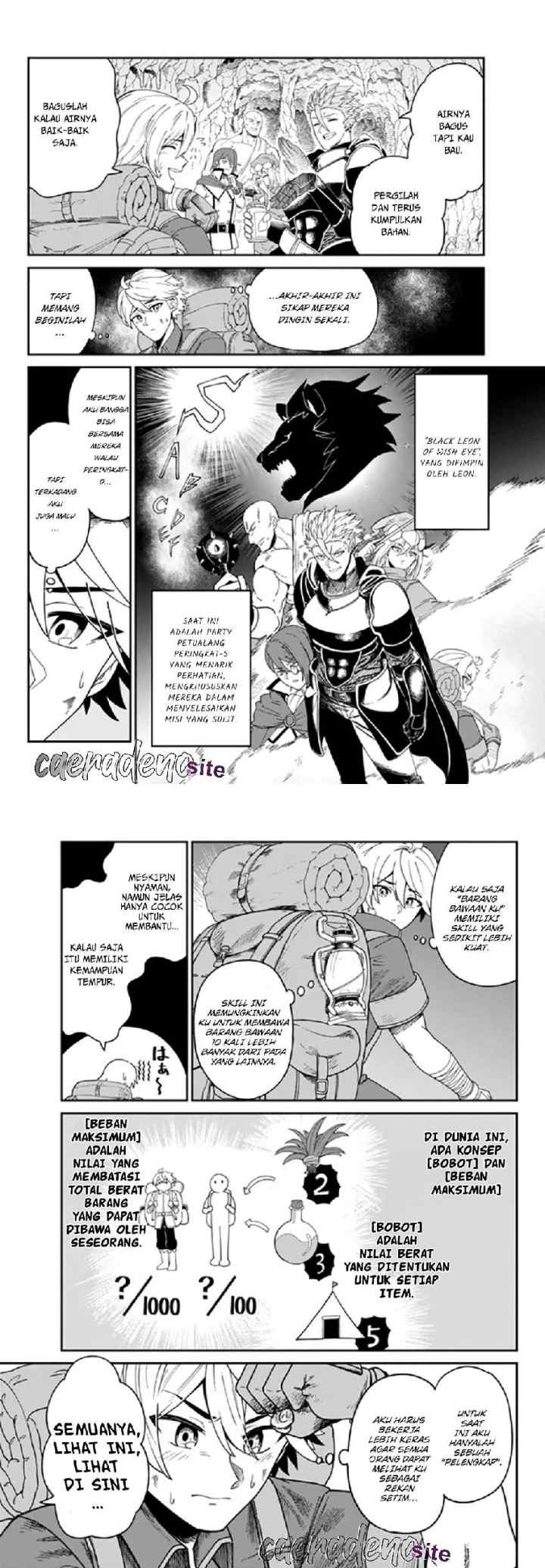 Nimotsu Mochi no Nousuji Musou chapter 1 halaman 6