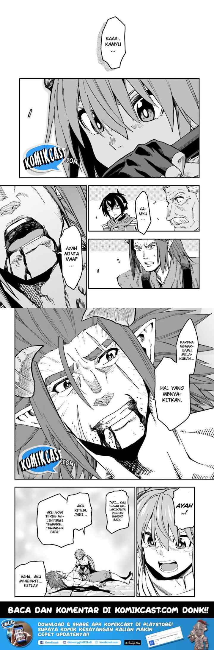 Konjiki no Moji Tsukai: Yuusha Yonin ni Makikomareta Unique Cheat chapter 46 halaman 9