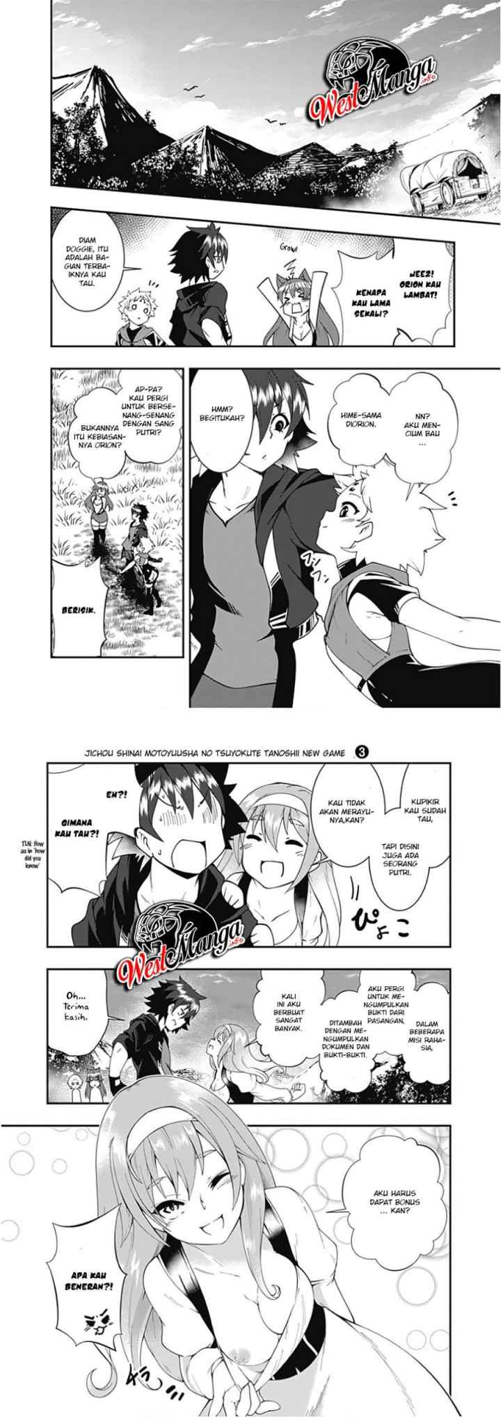 Jichou shinai Motoyuusha no Tsuyokute Tanoshii New Game chapter 34 halaman 6