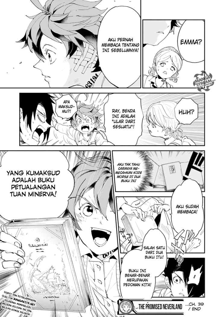 Yakusoku no Neverland chapter 39 halaman 19