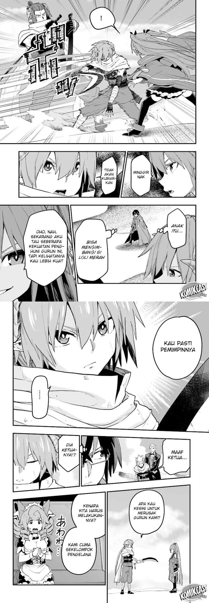Konjiki no Moji Tsukai: Yuusha Yonin ni Makikomareta Unique Cheat chapter 41 halaman 9