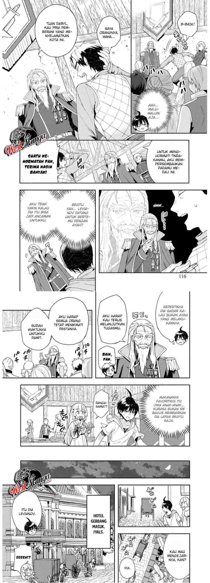 Shitennou Sai Jakudatta Ore. Tensei Shitanode Heionna Seikatsu wo Nozomu chapter 5 halaman 8