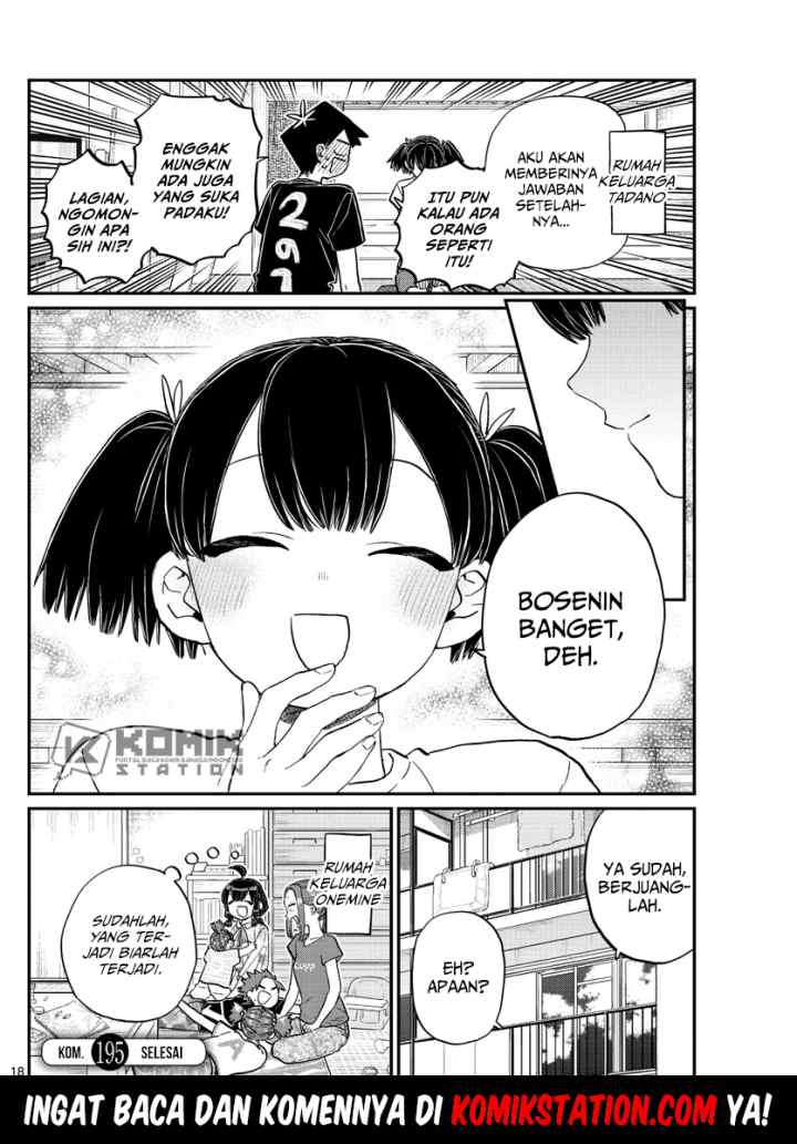 Komi-san wa Komyushou Desu chapter 195 halaman 19