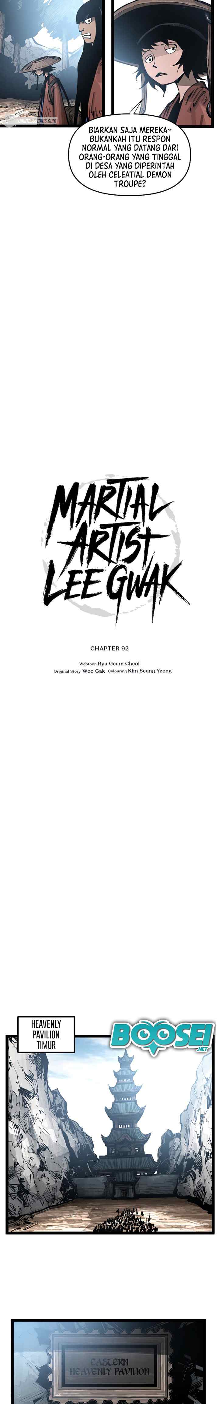Martial Artist Lee Gwak chapter 92 halaman 4