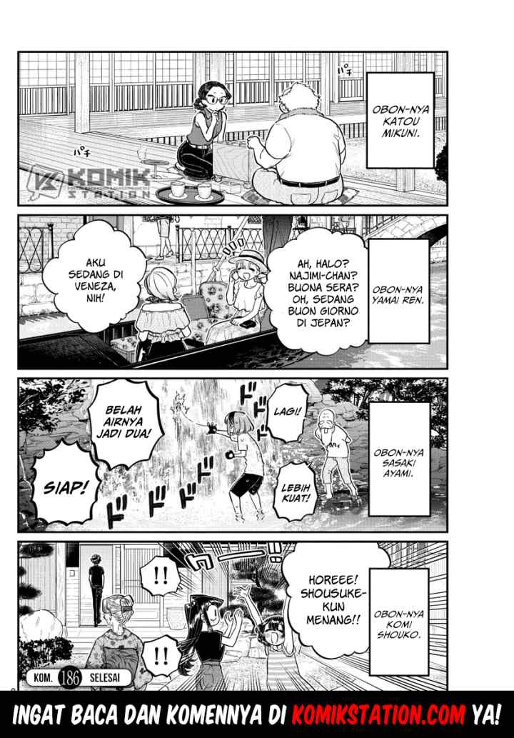 Komi-san wa Komyushou Desu chapter 186 halaman 9