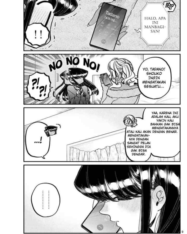 Komi-san wa Komyushou Desu chapter 313 halaman 9