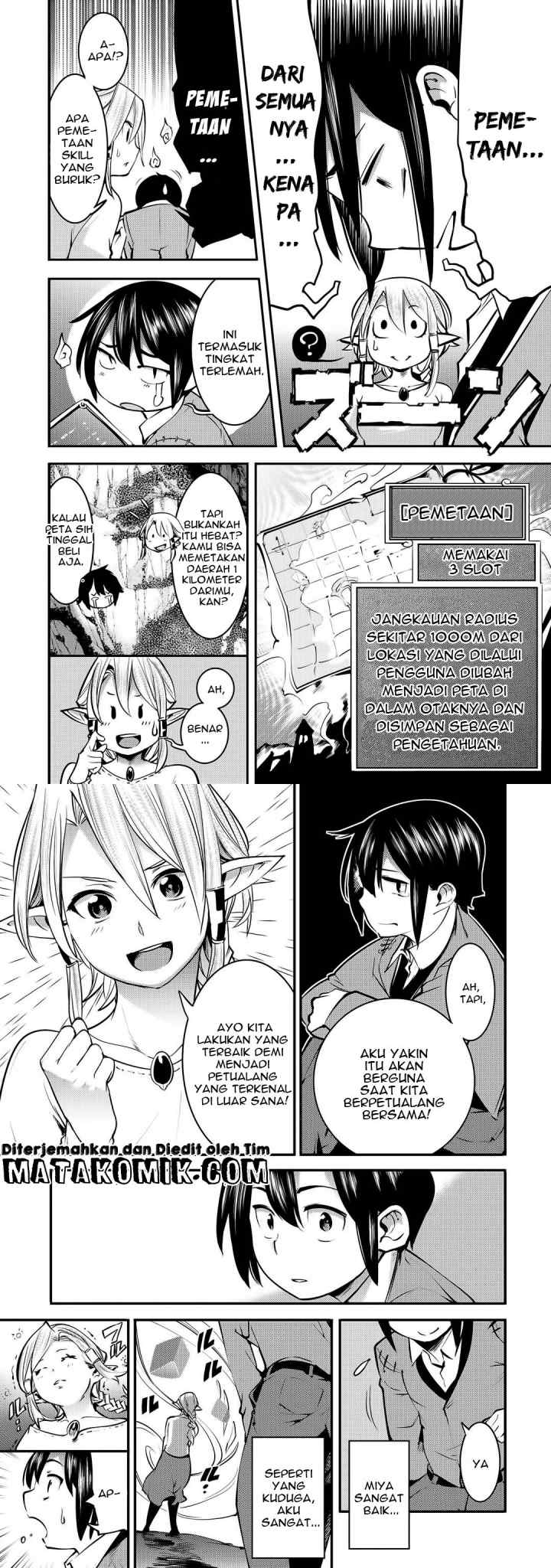 Hazure Skill [Mapping] wo Te ni Shita Shonen ha Saikyou Party to Dungeon ni Idomu chapter 1 halaman 6