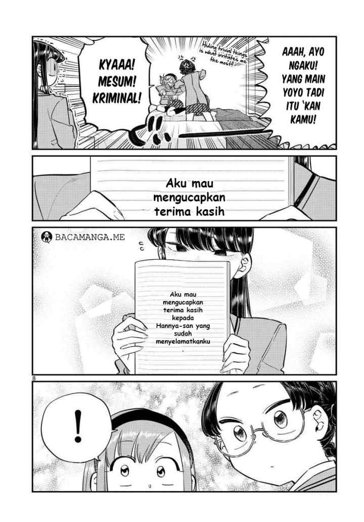 Komi-san wa Komyushou Desu chapter 111 halaman 8
