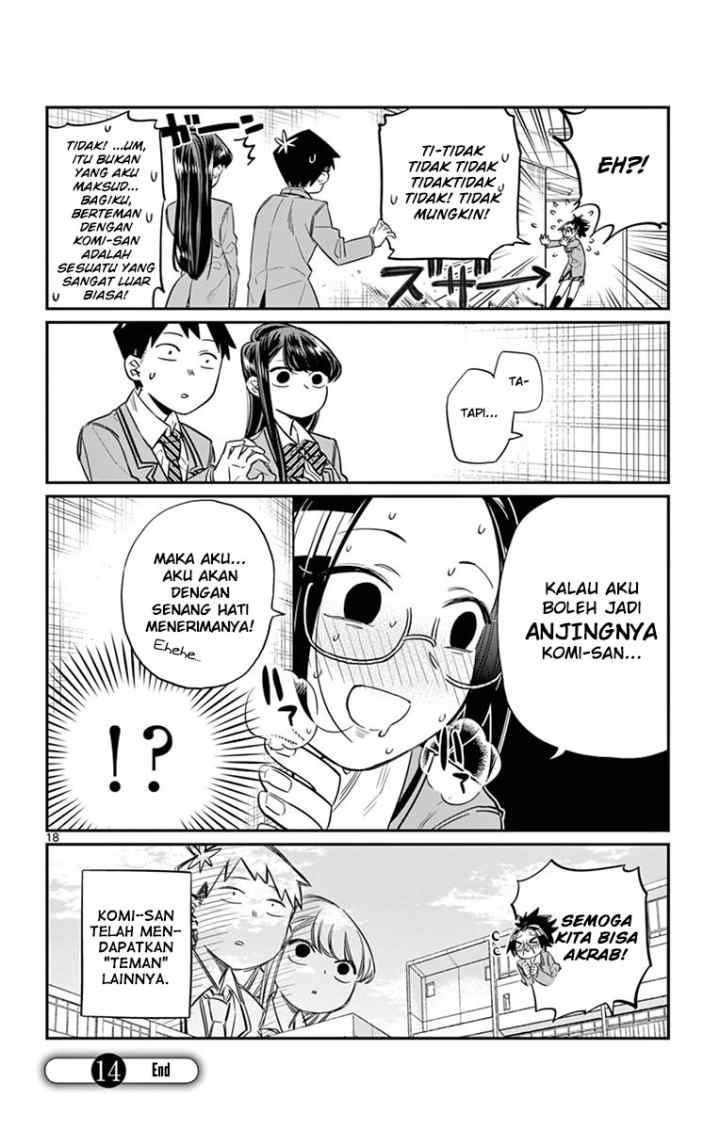 Komi-san wa Komyushou Desu chapter 14 halaman 19