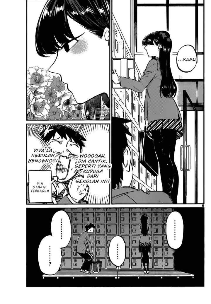Komi-san wa Komyushou Desu chapter 1 halaman 7