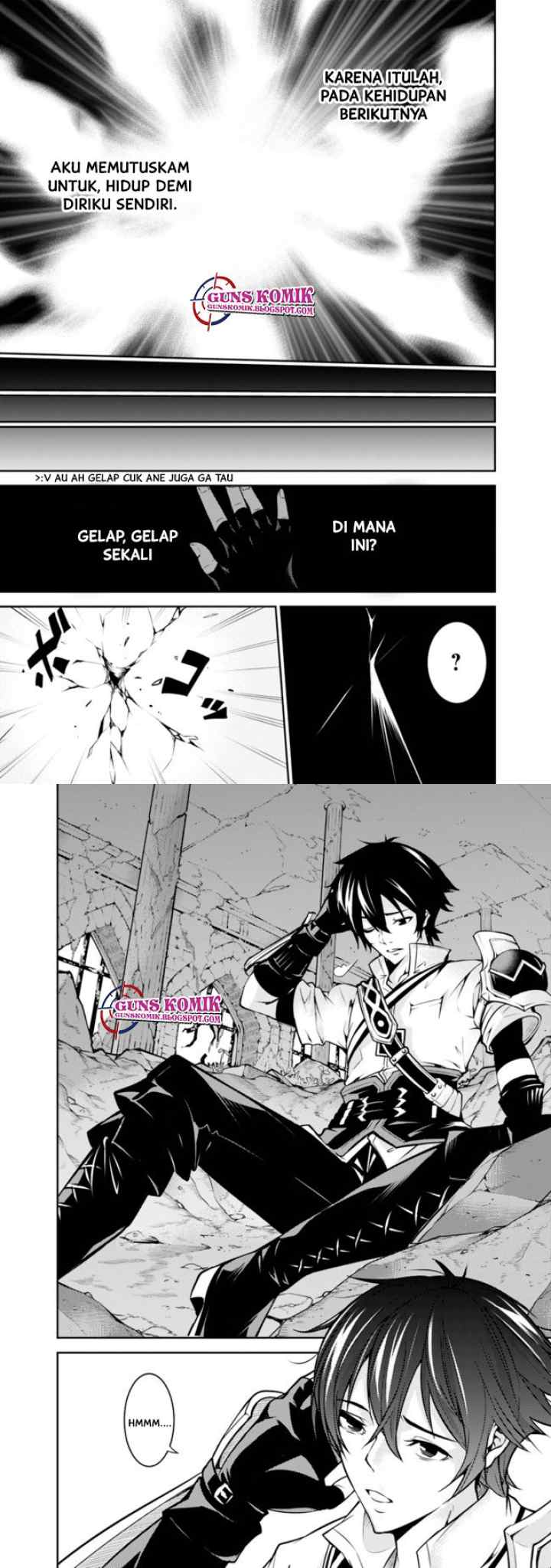 Shijou Saikyou no Mahou Kenshi, F Rank Boukensha ni Tensei Suru chapter 1.2 halaman 4
