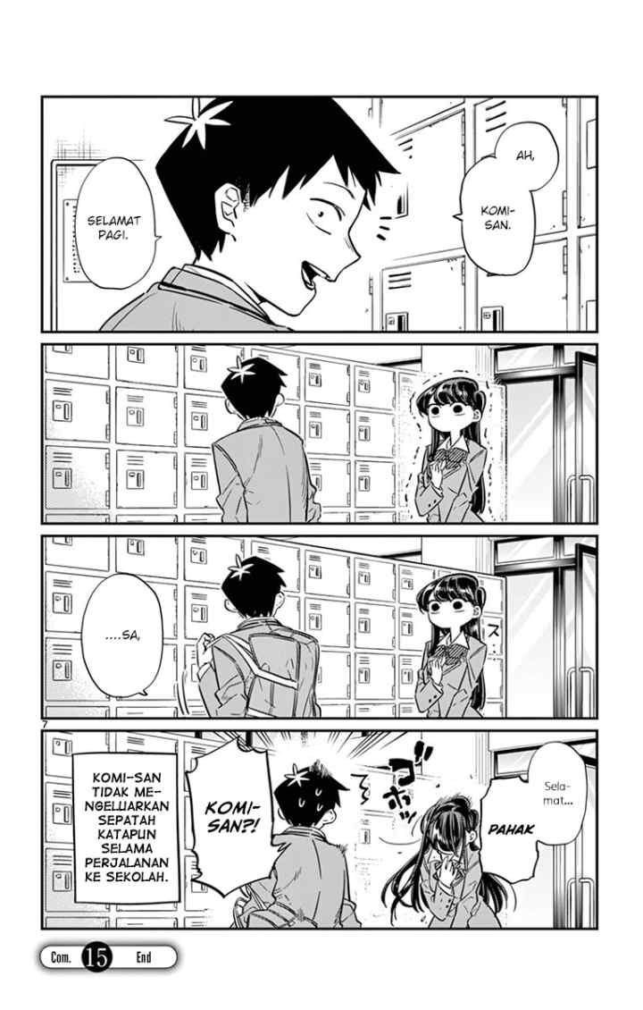 Komi-san wa Komyushou Desu chapter 15 halaman 9