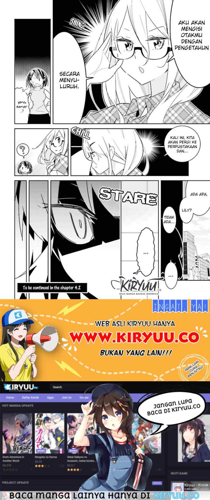 All of Humanity is Yuri Except For Me chapter 4.1 halaman 7