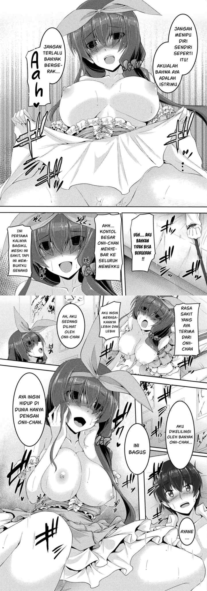 Yandere Imouto ni Aisaresugite Kozukuri Kankin Seikatsu chapter 5 halaman 11