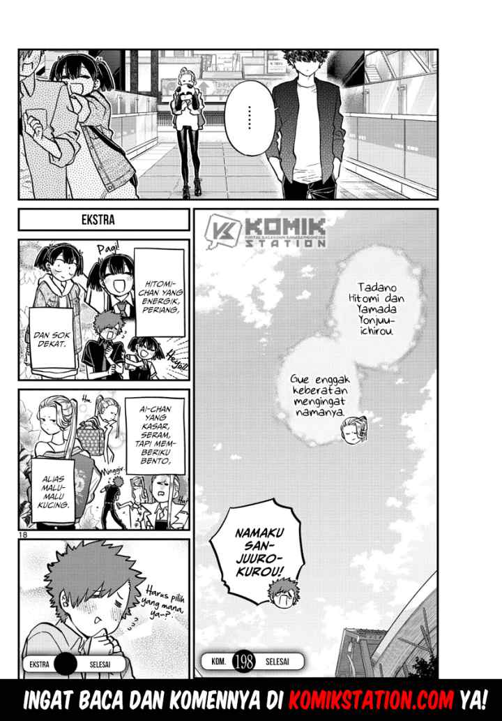 Komi-san wa Komyushou Desu chapter 198 halaman 19