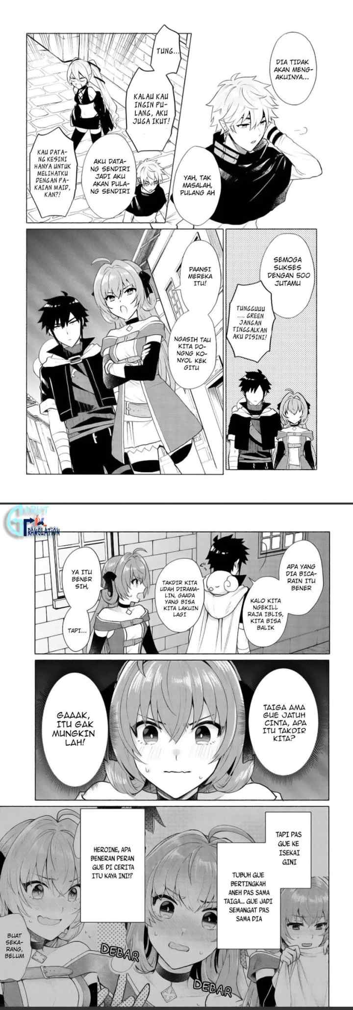 Tensei Shitara Ore ga Heroine de Aitsu ga Yuusha datta chapter 14 halaman 8