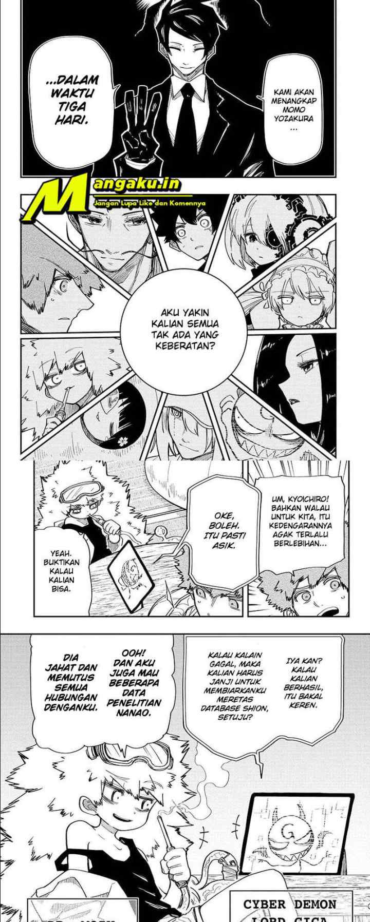 Mission: Yozakura Family chapter 136 halaman 9