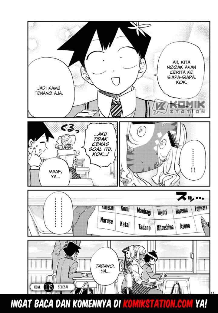 Komi-san wa Komyushou Desu chapter 135 halaman 5