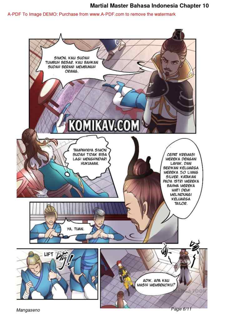 Martial Master chapter 10 halaman 6