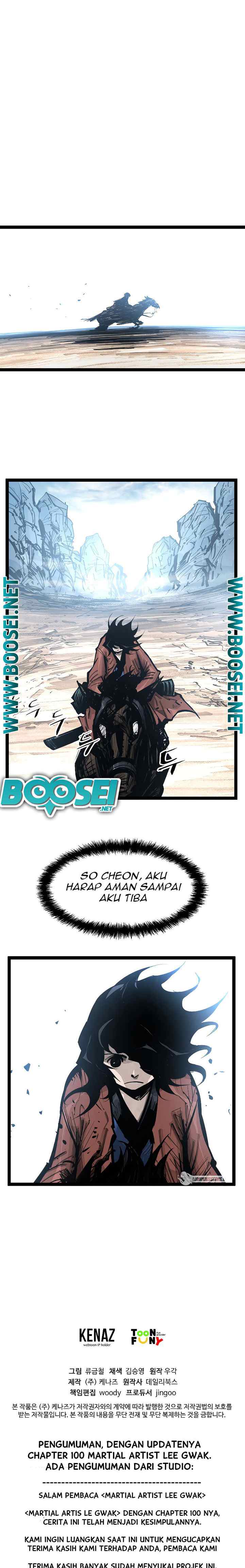 Martial Artist Lee Gwak chapter 100 halaman 18