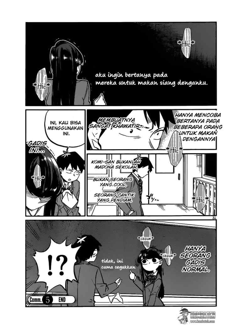 Komi-san wa Komyushou Desu chapter 5 halaman 9