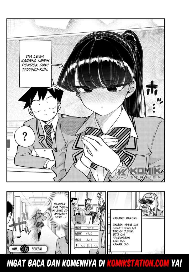 Komi-san wa Komyushou Desu chapter 205 halaman 4