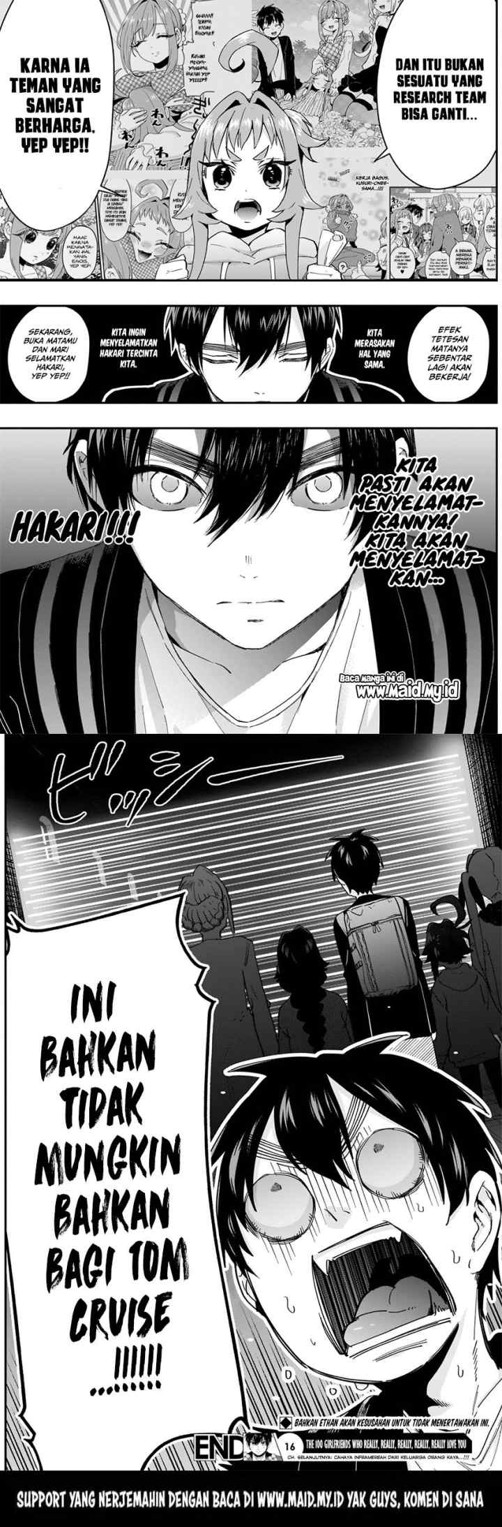 Kimi no Koto ga Dai Dai Dai Dai Daisuki na 100-ri no Kanojo chapter 16 halaman 11