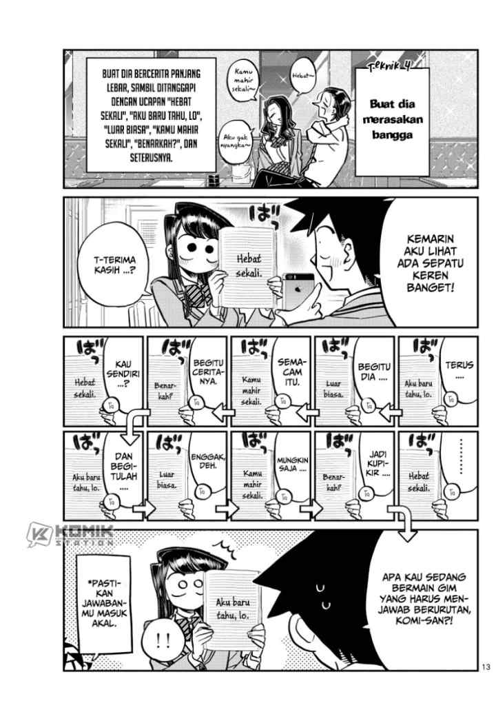 Komi-san wa Komyushou Desu chapter 240 halaman 14