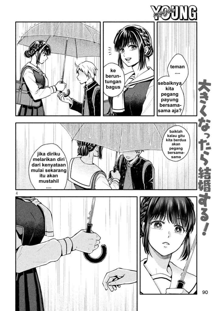 Ookiku nattara kekkon suru! chapter 4 halaman 6