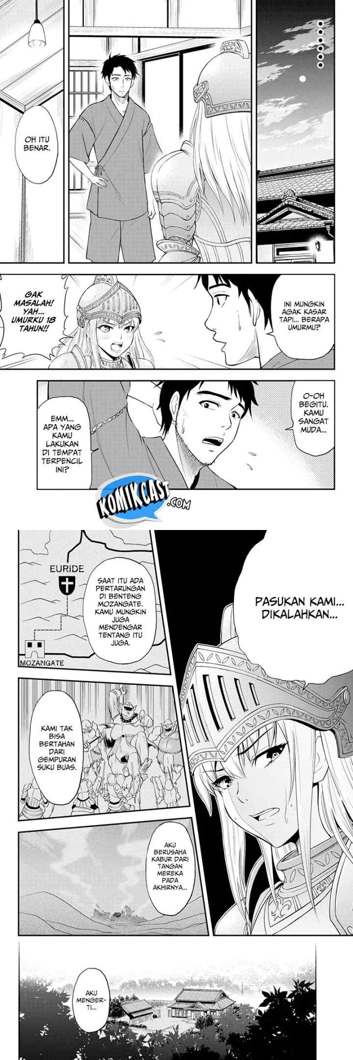 Orenchi ni Kita Onna Kishi to Inakagurashi Surukotoninatta Ken chapter 1 halaman 8