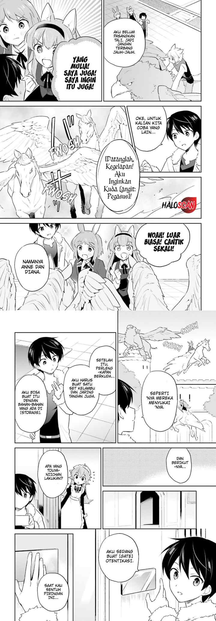 Isekai wa Smartphone to Tomo ni chapter 48 halaman 4