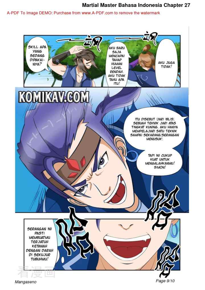 Martial Master chapter 27 halaman 9